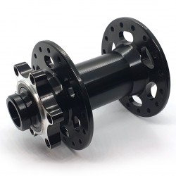 CD M12FDQ Bolt-Thru Front Disc Hub – M15 x 100mm x 32H, Black CD M12FDQ Bolt-Thru Front Disc Hub – M15 x 100mm x 32H, Black