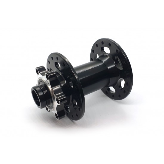 CD M12FDQ Bolt-Thru Front Disc Hub – M15 x 100mm x 32H, Black CD M12FDQ Bolt-Thru Front Disc Hub – M15 x 100mm x 32H, Black