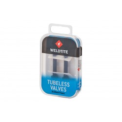 Weldtite Tubeless Valve Kit 2 x 55mm Presta