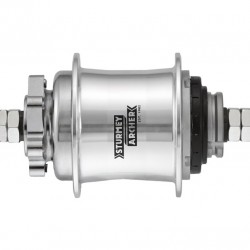 Sturmey Archer A2K L Hub 2-Spd Automatic Disc Brk 36H Silver