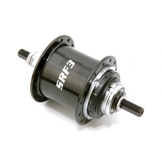 Sturmey Archer Hub 3-Spd 36H Black 163mm Axle