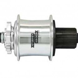 Sturmey Archer Hub 3-Spd Cass 8/9sp Disc Brk 36H Sil Sturmey Archer Hub 3-Spd Cass 8/9sp Disc Brk 36H Sil