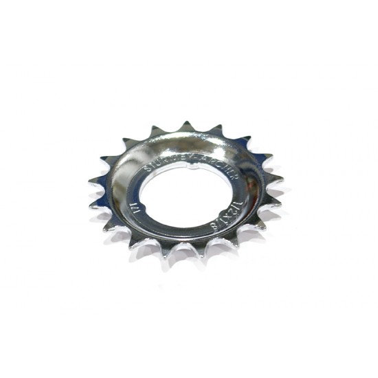 Sturmey Archer 17T Sprocket 1/8 inch Deep Dished Chrome