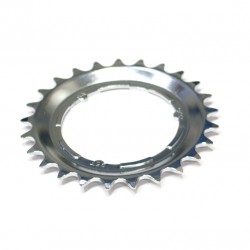 Sturmey Archer 25T Sprocket 3/32 inch Dished Chrome S80