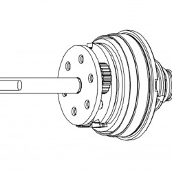 Sturmey Archer Internal X-RF4 170mm Sturmey Archer Internal X-RF4 170mm