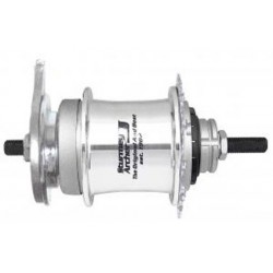 Sturmey Archer Hub 3-Spd Quad 22T Coaster Brk 36H Sil