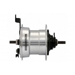Sturmey Archer Hub 5-Spd Rotary 70mm Drum Brk 36H Sil Sturmey Archer Hub 5-Spd Rotary 70mm Drum Brk 36H Sil