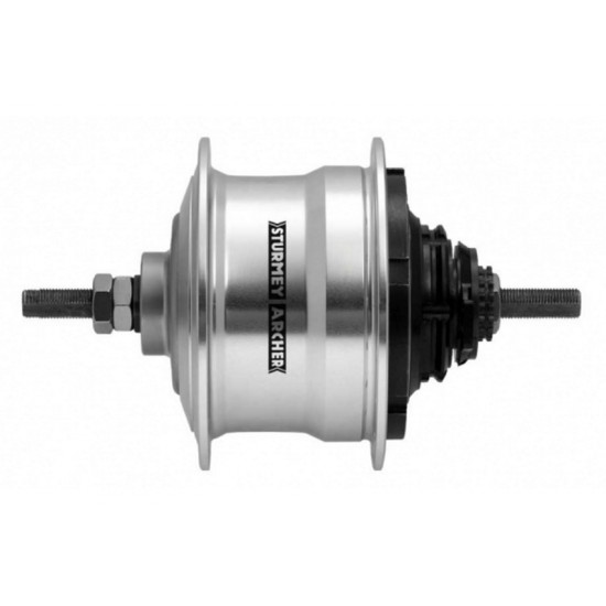 Sturmey Archer Hub 5-Spd Rotary 36H Sil