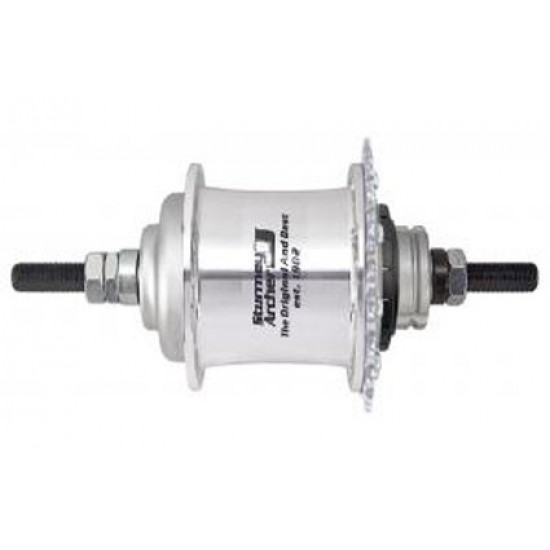 Sturmey Archer Hub 3-Spd 36H Sil Trike