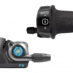 Sturmey Archer TSSP5 5-Speed Twist Shifter with Click Box for SRAM P5 Sturmey Archer TSSP5 5-Speed Twist Shifter with Click Box for SRAM P5