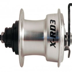 Sturmey Archer Hub 3-Spd 70mm Drum Brk 36H Sil Sturmey Archer Hub 3-Spd 70mm Drum Brk 36H Sil