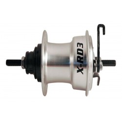 Sturmey Archer Hub 3-Spd 70mm Drum Brk 36H Sil Sturmey Archer Hub 3-Spd 70mm Drum Brk 36H Sil