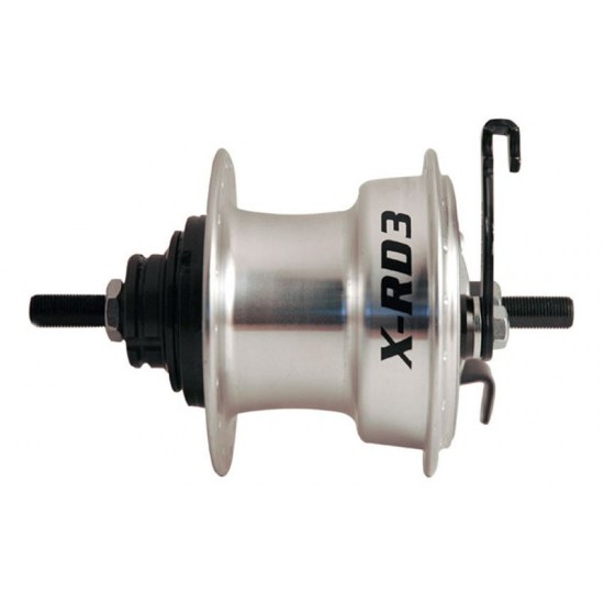 Sturmey Archer Hub 3-Spd 70mm Drum Brk 36H Sil
