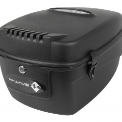 M-WAVE Amsterdam Box L Carrier Top Box – 17 Litre