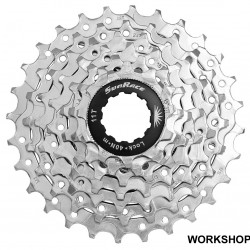 Sunrace CSM637AS 7 Speed Cassette – 11/28T Nickel WORKSHOP BOX OF 10