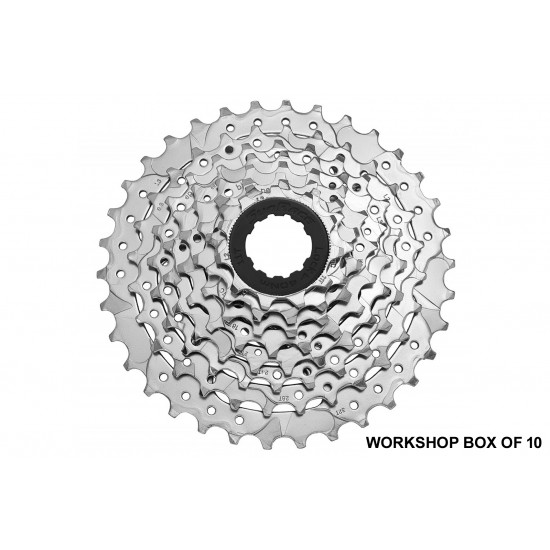 Sunrace CSM668AU 8 Speed Cassette – 11/32T Nickel WORKSHOP BOX OF 10