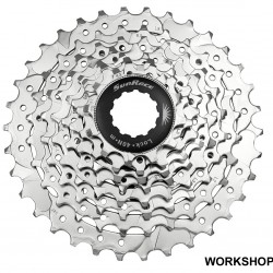 Sunrace CSM668AV 8 Speed Cassette – 11/34T Nickel WORKSHOP BOX OF 10