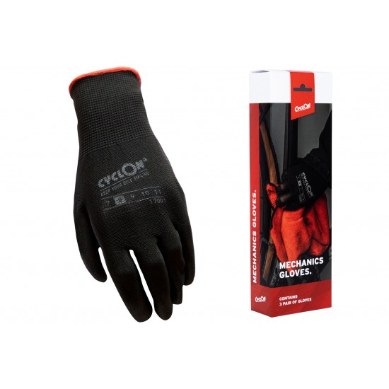 Cyclon Working Gloves – Size M.8 – Red Set of 3 Pairs Cyclon Working Gloves – Size M.8 – Red Set of 3 Pairs
