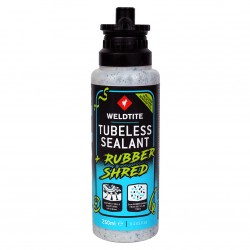 Weldtite Tubeless Tyre Sealant with Rubber Shred – 250ml Bottle Weldtite Tubeless Tyre Sealant with Rubber Shred – 250ml Bottle