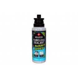 Weldtite Tubeless Tyre Sealant with Rubber Shred – 250ml Bottle