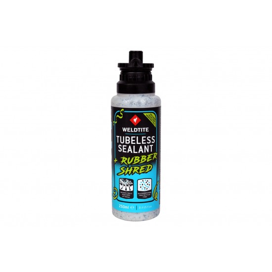 Weldtite Tubeless Tyre Sealant with Rubber Shred – 250ml Bottle Weldtite Tubeless Tyre Sealant with Rubber Shred – 250ml Bottle