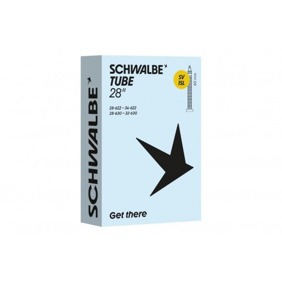 Schwalbe 700c Inner Tube – 60mm Long Valve Presta SV15L Schwalbe 700c Inner Tube – 60mm Long Valve Presta SV15L
