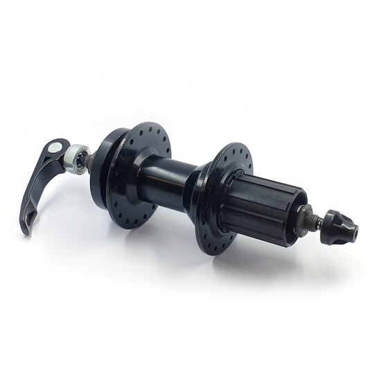 CD Rear QR Disc Hub M10x142MMx152MMx14Gx36H, Sealed Bearing, 11sp Cas, BLACK CD Rear QR Disc Hub M10x142MMx152MMx14Gx36H, Sealed Bearing, 11sp Cas, BLACK