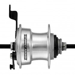 Sturmey Archer Hub 3-Spd Rotary 70mm Drum Brk 36H Sil Sturmey Archer Hub 3-Spd Rotary 70mm Drum Brk 36H Sil