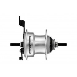 Sturmey Archer Hub 3-Spd Rotary 70mm Drum Brk 36H Sil