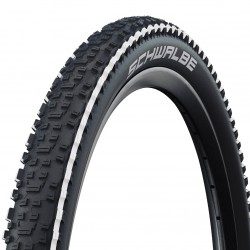 Schwalbe 26 x 2.25 57-559 Rapid Rob Wired AL Tyre – Bk/Wh Schwalbe 26 x 2.25 57-559 Rapid Rob Wired AL Tyre – Bk/Wh
