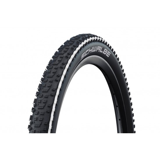 Schwalbe 27.5 x 2.25 57-584 Rapid Rob Wired AL Tyre -Bk/Wh Schwalbe 27.5 x 2.25 57-584 Rapid Rob Wired AL Tyre -Bk/Wh