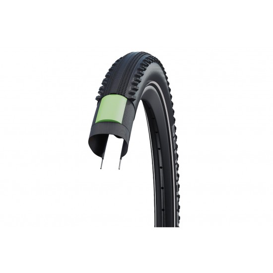 Schwalbe 27.5 x 2.00 50-584 Hurricane Wired DD GreenGuard Tyre – Black