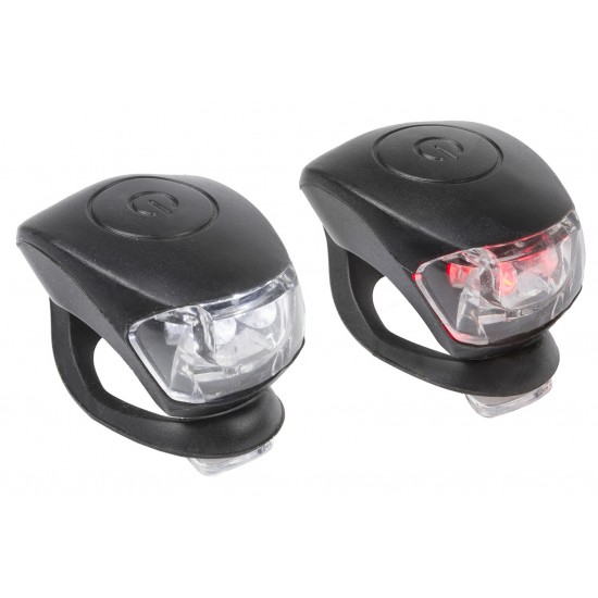 M-WAVE 220640 Cobra IV Light Set – Black M-WAVE 220640 Cobra IV Light Set – Black