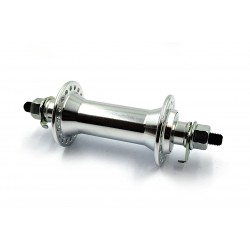CD Front Nutted Road Hub 14Gx36H, 5/16 Axle, Silver SEALED BEARING