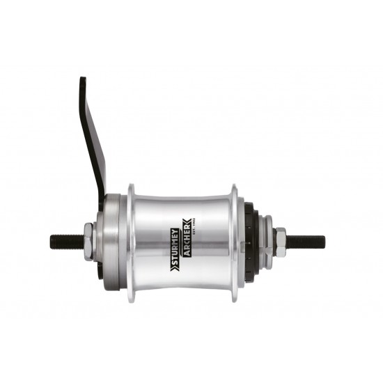 Sturmey Archer A2C L Coaster Brake Hub 2-Spd Automatic 36H Silver