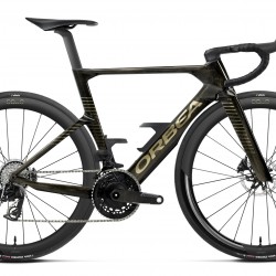 Orbea ORCA AERO M21e LTD (60) Magic Gold C. View - Titanium (Gloss) Orbea ORCA AERO M21e LTD (60) Magic Gold C. View - Titanium (Gloss)